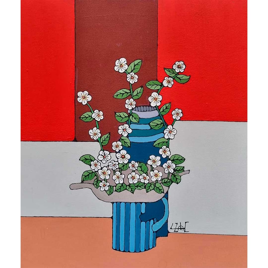 Vaso com Flores 
